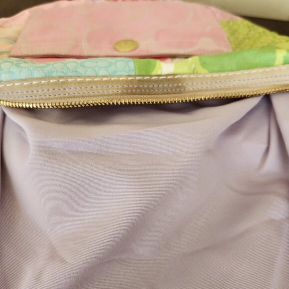 Coach Special Edition Patchwork Hobo Satchel Purse - Picture 16 of 16